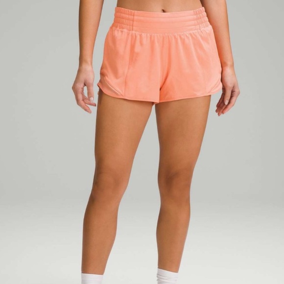 lululemon athletica Pants - Lululemon Hotty Hot High Rise Pink Shorts Size 10